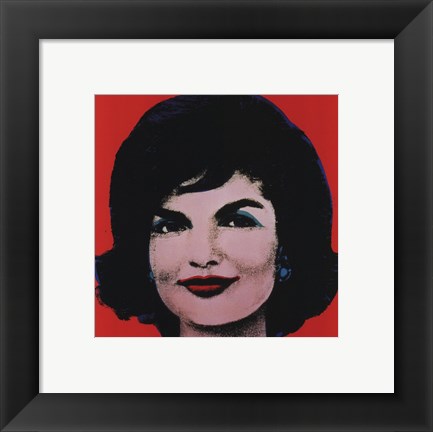Framed Red Jackie, 1964 Print