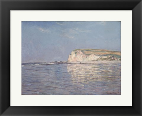 Framed Low Tide at Pourville, near Dieppe, 1882 Print