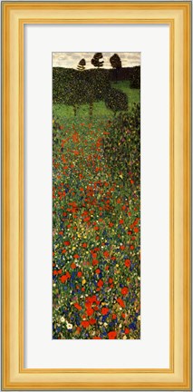 Framed Field of Poppies, c.1907 (detail) - vertical Print