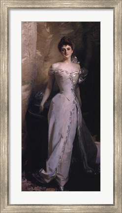 Framed Mrs. Ralph Curtis, 1898 Print