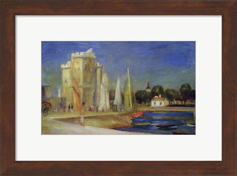 Framed Port de la Rochelle Print