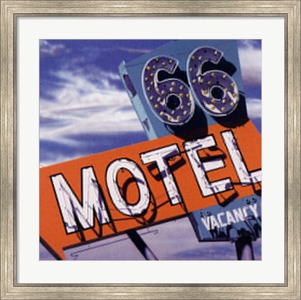 Framed 66 Motel Print