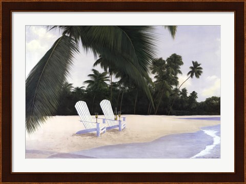 Framed Island Hideaway Print