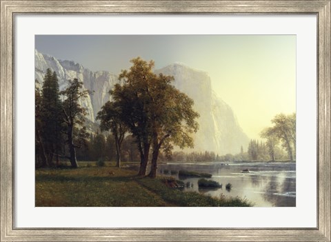 Framed El Capitan, Yosemite Valley, California, 1875 Print