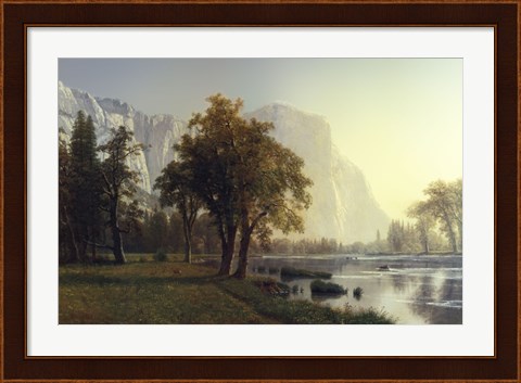 Framed El Capitan, Yosemite Valley, California, 1875 Print