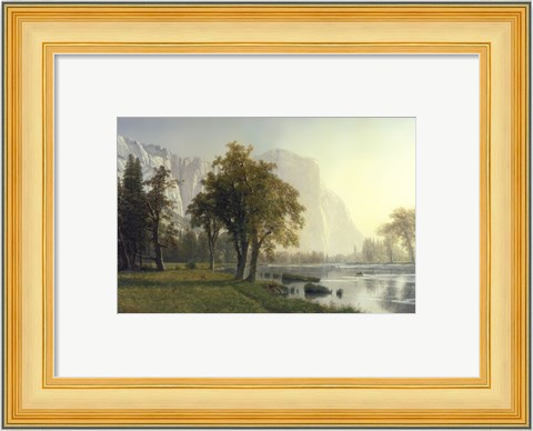 Framed El Capitan, Yosemite Valley, California, 1875 Print