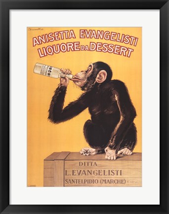 Framed Anisetta Evangelisti Print