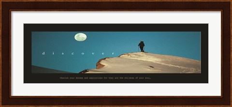Framed Discover-Moon Print