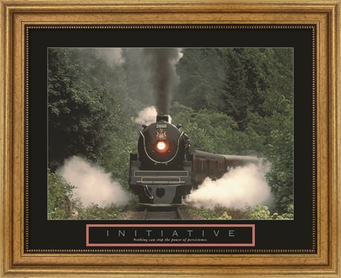 Framed Initiative - Train Print