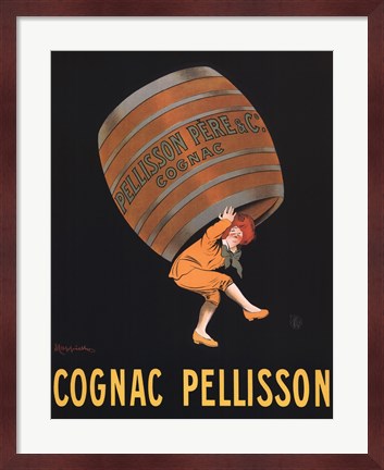 Framed Cognac Pellisson Print