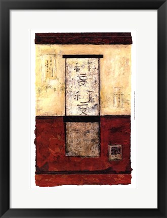 Framed Ancient Chinese Print