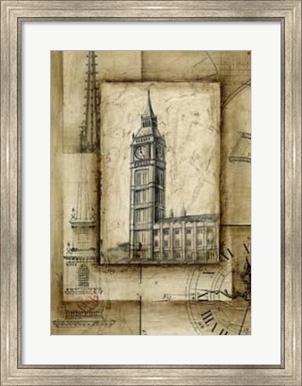 Framed Passport To Big Ben Print