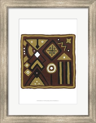 Framed Tribal Rhythms IV Print