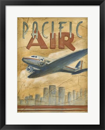 Framed Pacific Air Print