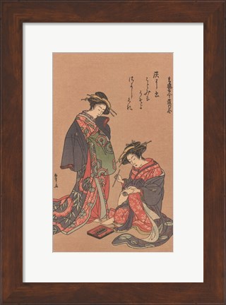 Framed Women Of Japan III Print