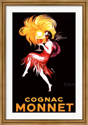 Framed Cognac Monnet Print