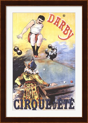 Framed Darby Cirque D&#39;ete Print