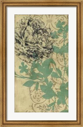 Framed Tandem Blooms II Print