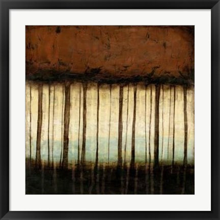 Framed Autumnal Abstract IV Print