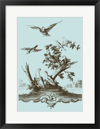 Framed Avian Toile IV Print