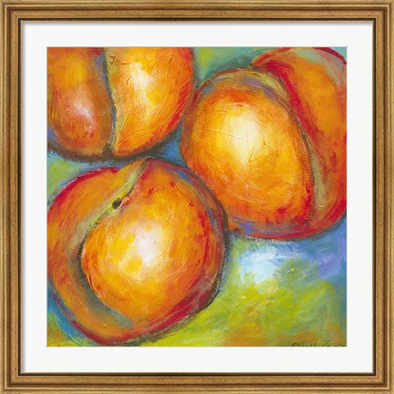 Framed Abstract Fruits II Print