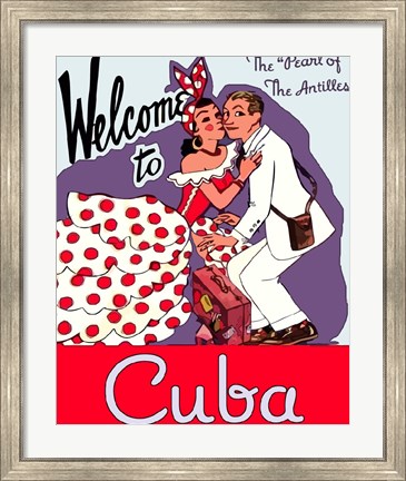 Framed Cuba Print