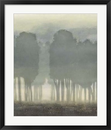 Framed Treeline Haze I Print