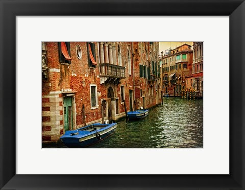 Framed Venetian Canals III Print
