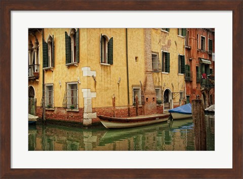 Framed Venetian Canals VI Print