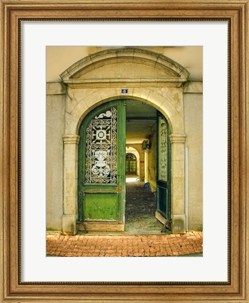 Framed Weathered Doorway II Print