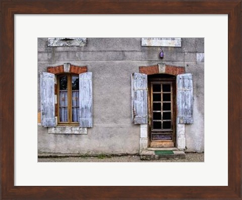 Framed Weathered Doorway VI Print