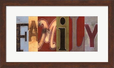 Framed Family Panel Print