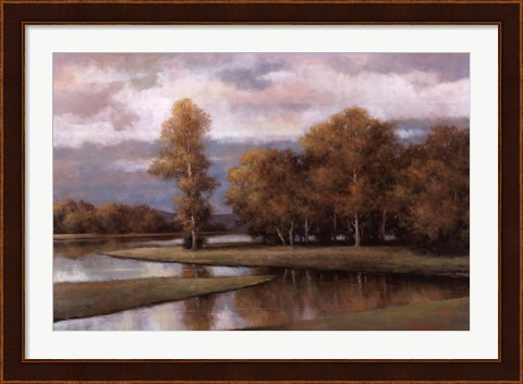 Framed Winding River II Print