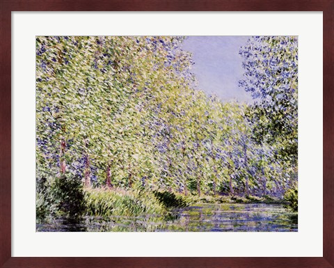 Framed Epte River near Giverny Print