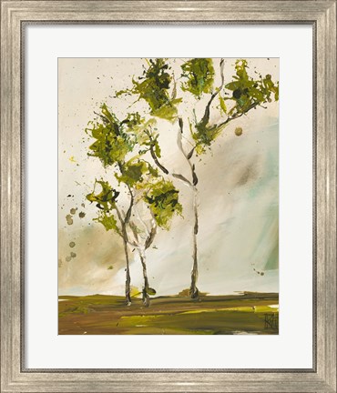 Framed Calli Trees I Print