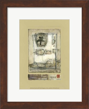 Framed Small Chinese Peace (PP) Print
