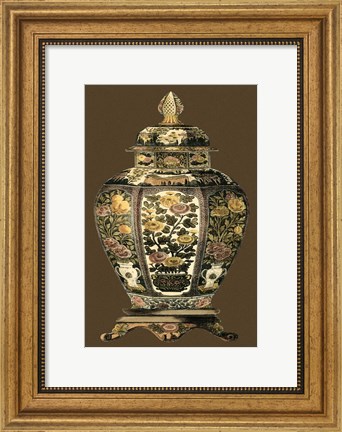 Framed Small Amber Porcelain II (U) Print