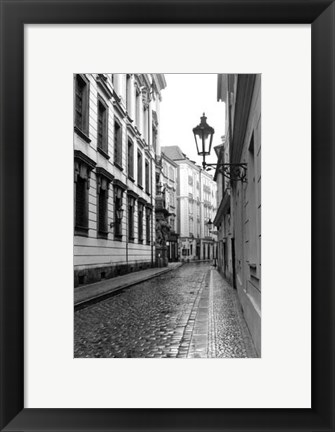 Framed Streets of Prague III Print