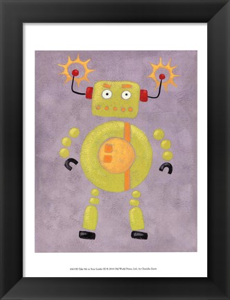 Framed Take me to your Leader III Print