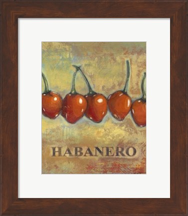 Framed Habanero Print