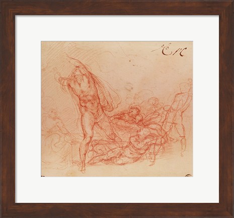 Framed Resurrection of Christ, c.1536-38 Print