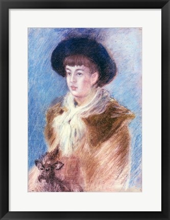 Framed Suzanne (1869-99) Print