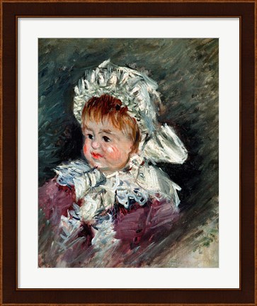 Framed Michel Monet (1878-1966) as a Baby, 1878-79 Print