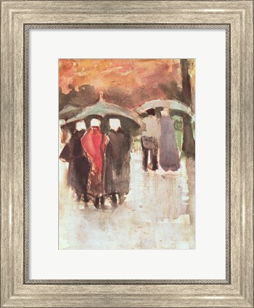 Framed In the Rain, 1882 Print