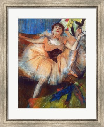 Framed Seated Dancer Print