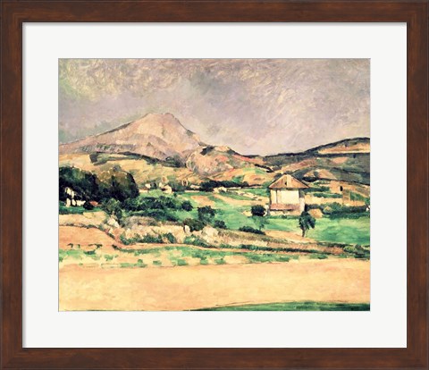 Framed Montagne Sainte-Victoire D Print