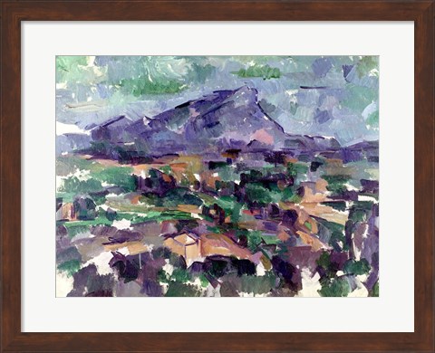Framed Montagne Sainte-Victoire Print