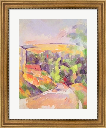 Framed Bend in the road, 1900-06 Print