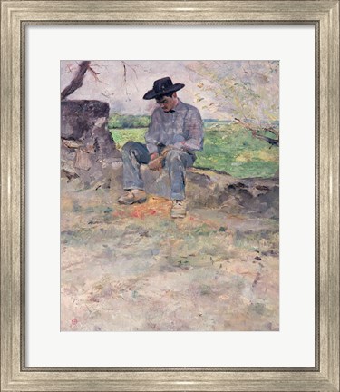 Framed Young Routy at Celeyran, 1882 Print