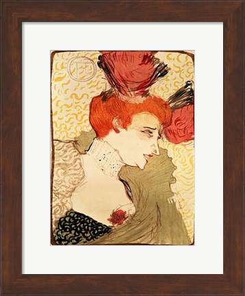 Framed Mlle. Marcelle Lender, 1895 Print
